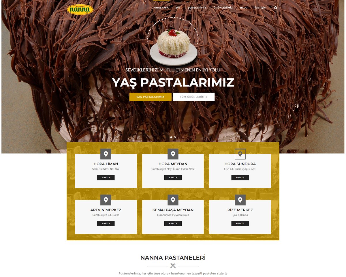 Nanna Pastaneleri - CrazyPoint işi