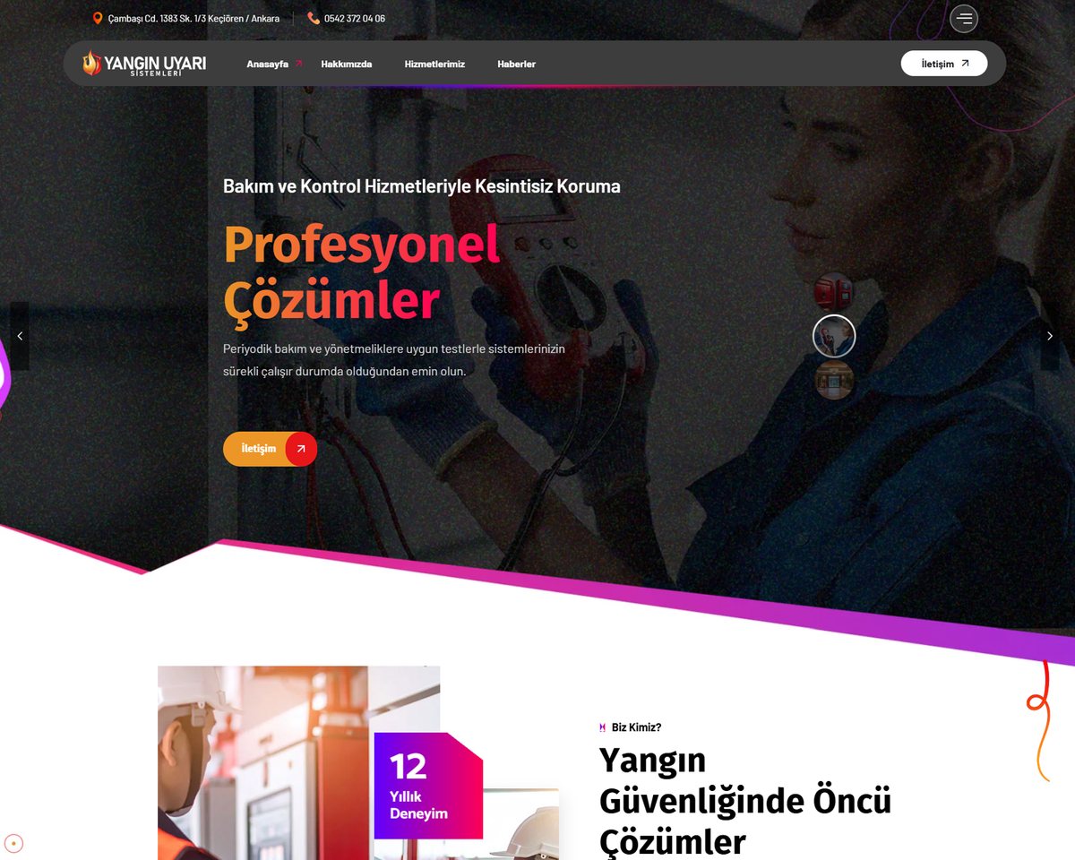 Yangın Uyarı Sistemleri - CrazyPoint işi