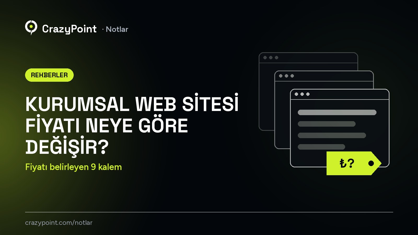 Kurumsal web sitesi fiyatı neye göre değişir?